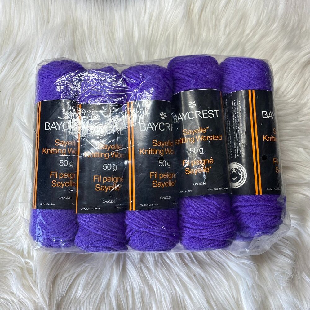 Lot of 10 Baycrest Sayelle Yarn